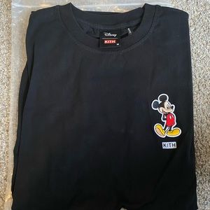 Kith x Disney 90s Classic Logo Mickey Tee Black